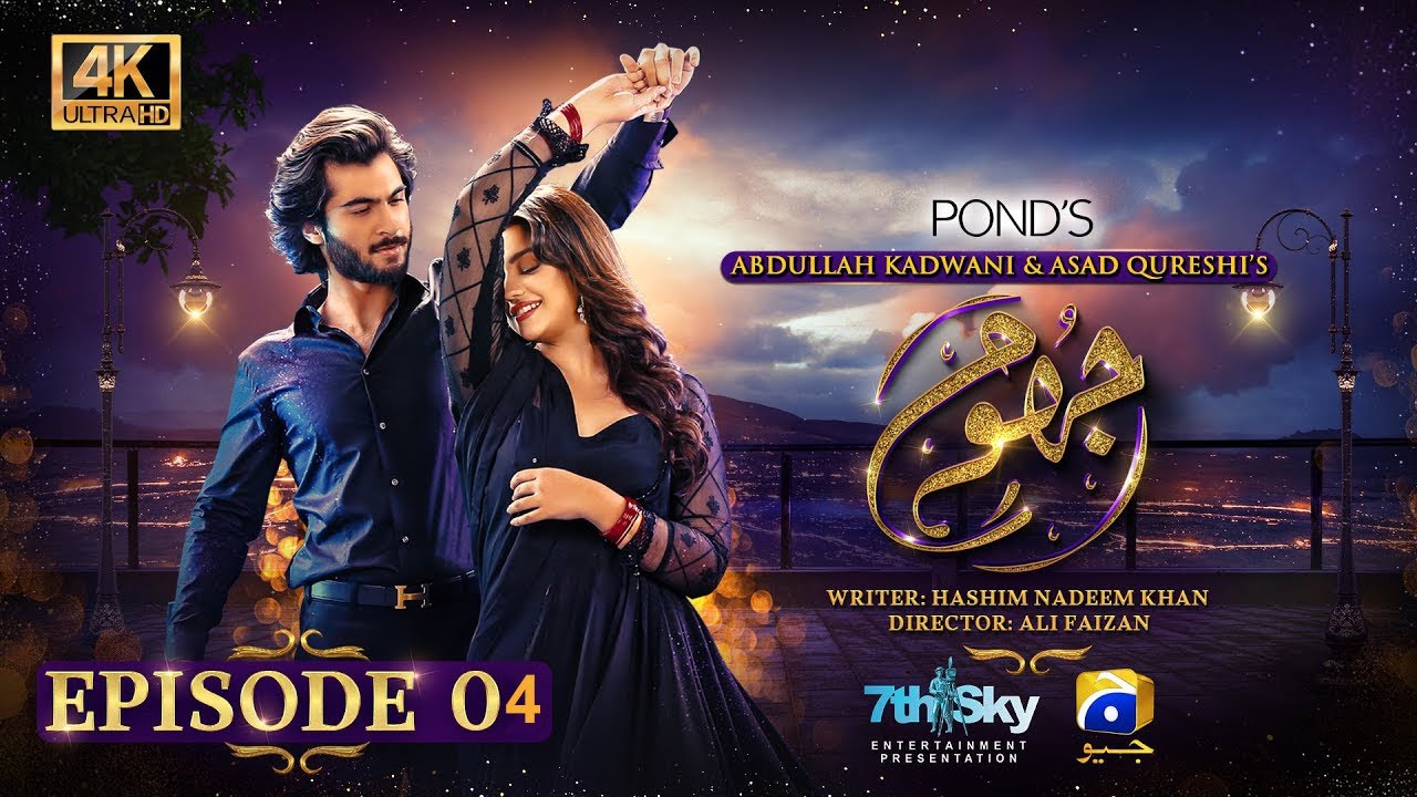 Jhoom Episode 04 - [Eng Sub] - Haroon Kadwani - Zara Noor Abbas - Digitally Presented by Ponds