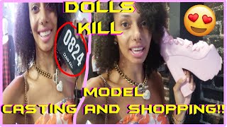 I went to the Dolls Kill Model Casting/Store in LA!! | Aye Yo Jazz
