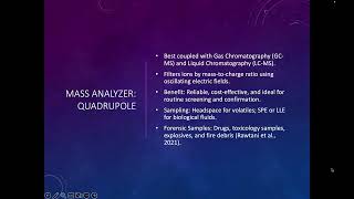 Sampling Methods, Mass Analyzers, and Detectors Training Video   Feb 4, 2026, 92202 PM