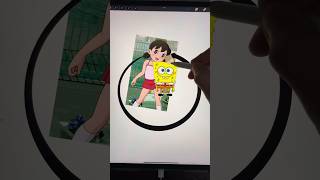 Sizuka And Spongebob Squarepants