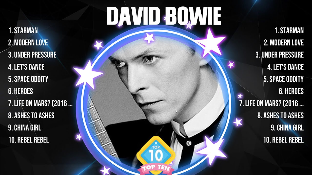 David Bowie Top Hits Popular Songs - Top 10 Song Collection - YouTube