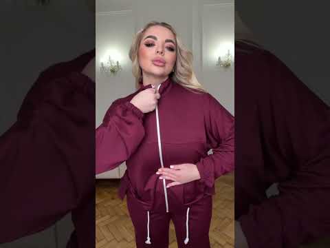 Жіночий костюм із двонитки хб еластан весна 2026, видео 1