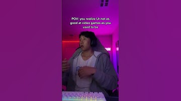 When you realize your not good at video games anymore