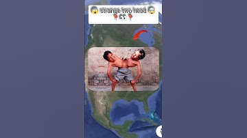 😱 strange two head 🤯 on Google maps and Google Earth 🌍
