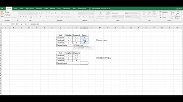 SUMPRODUCT function in Excel - SUMPRODUCT funksiyası ilə cəm