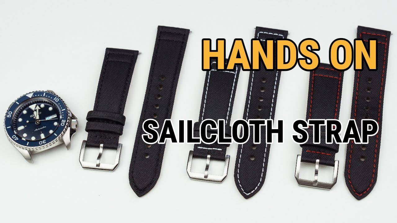 Product Showcase Video: Sailcloth Watch Strap
