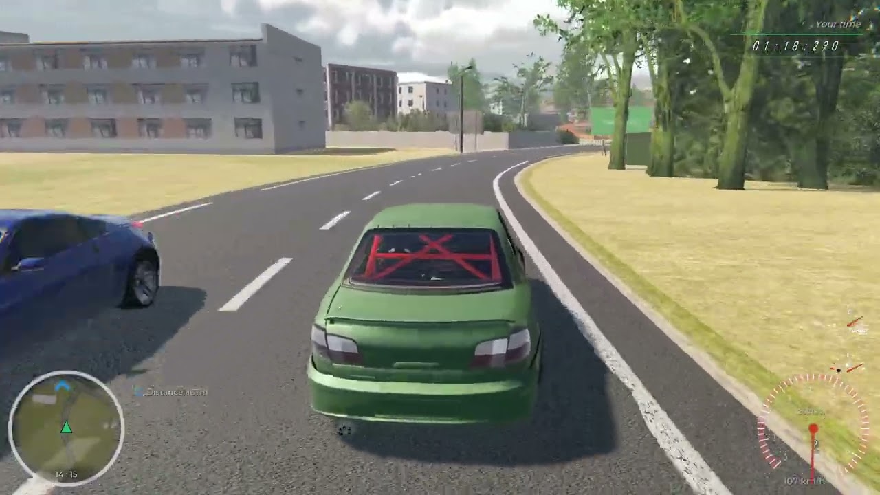 CAR TUNE: Project - Gameplay 4 - Blitz Gamma driving