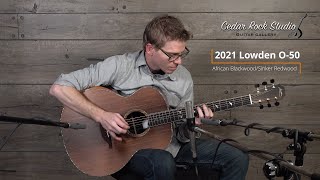 2021 Lowden O-50 Mastergrade African Blackwoodmastergrade Sinker Redwood Played By Matt Thomas