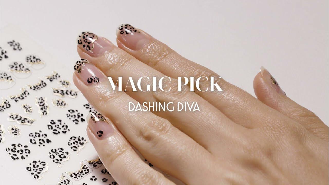 Dashing Diva MAGIC PICK: 3D Nail Art Stickers 