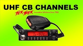 UHF CB Radio Channels