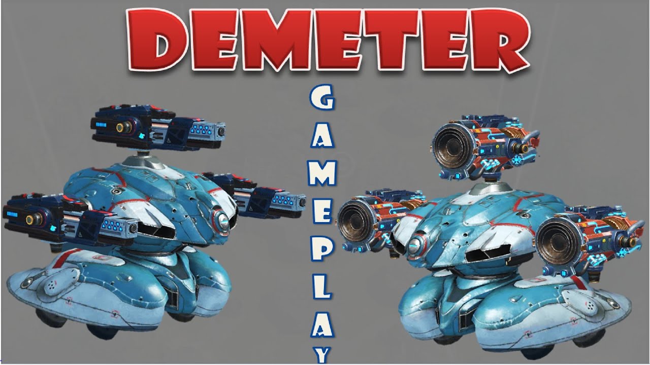 New Hovering robot Demeter test server war robots