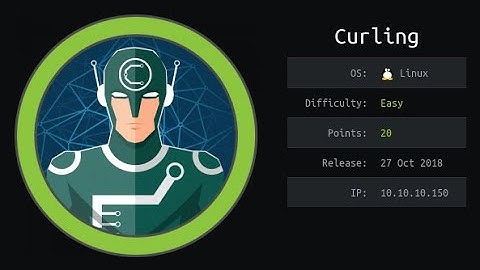 Curling - HackTheBox Walkthrough