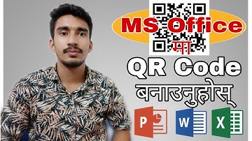 How to Create QR Code in Ms Office - Word, Powerpoint, Excel