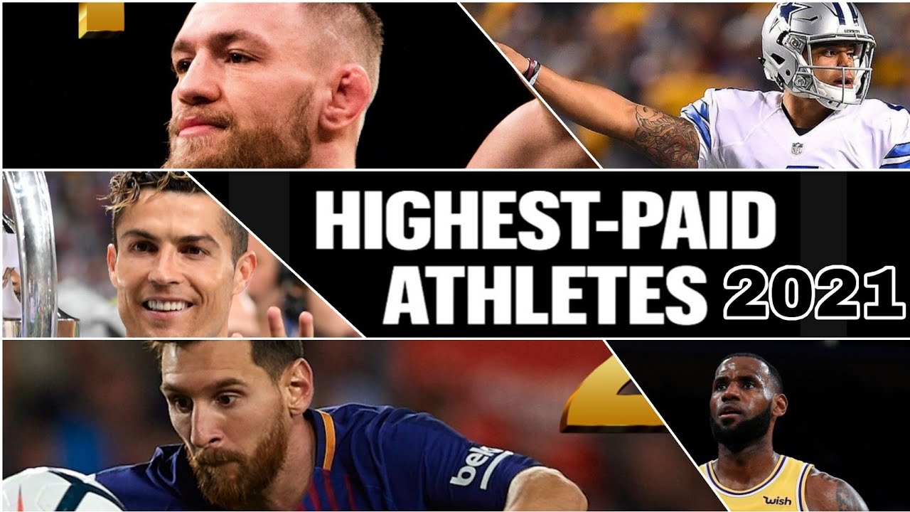 WORLD HIGHEST PAID ATHLETES 2021 BY FORBES A2Motivation YouTube