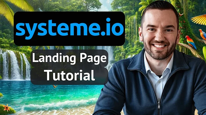 Systeme.io Landing Page Tutorial (How To Create A Landing Page With Systeme.io)