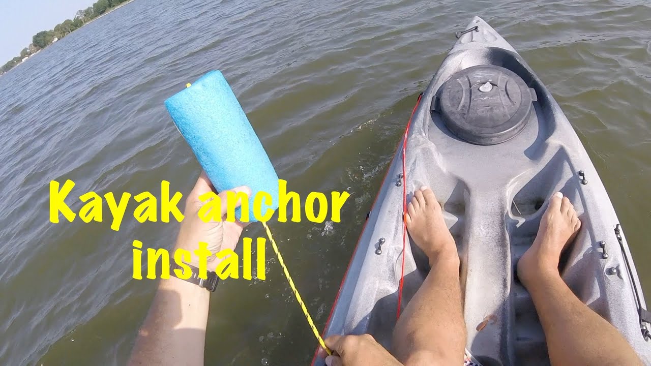 Kayak Anchor Trolley install YouTube