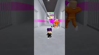 Gugugaga Penguin vs POLICE GIRL PRISON RUN #roblox #shorts
