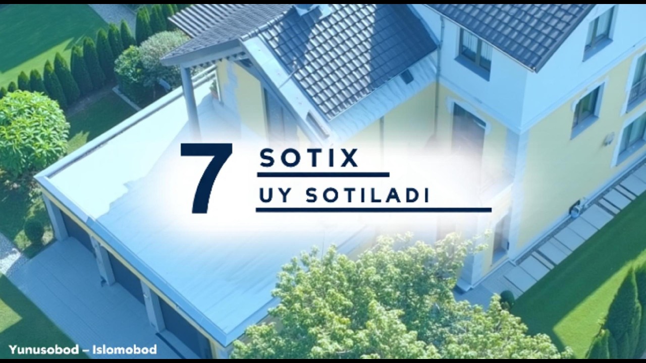 Yunusobod Tumani Islomobod Mahallasida 7 Sotix Hovli Uy Sotiladi  Qulay Joylashuv