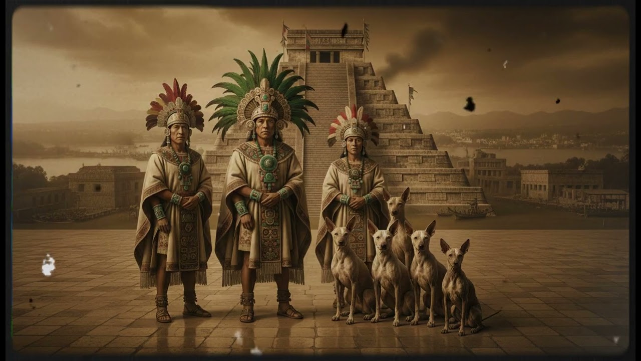 THE EMPEROR'S XOLOITZCUINTLI DOGS: 1502 HAIRLESS HOUNDS GUARDED ROYAL TOMB, FOUND BURIED ALIVE WITH