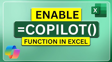 How to Enable Excel =COPILOT() Function (Step-by-Step Guide 2025)