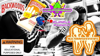 “Purple punch” by @njsupremegas ft LIMITED EDITION  SMOKED CARAMEL BACKWOODS !! #review