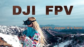 【DJI FPV】Mモードフライト！DJI  FPVで壮大な雪山を攻める！