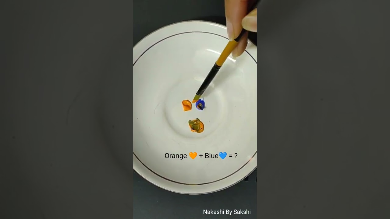 Acrylic Colour mixing |Creating Army Green 