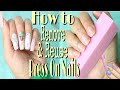 How to Remove Press On Nails Without Damage | REMOVE GLUE ON NAILS