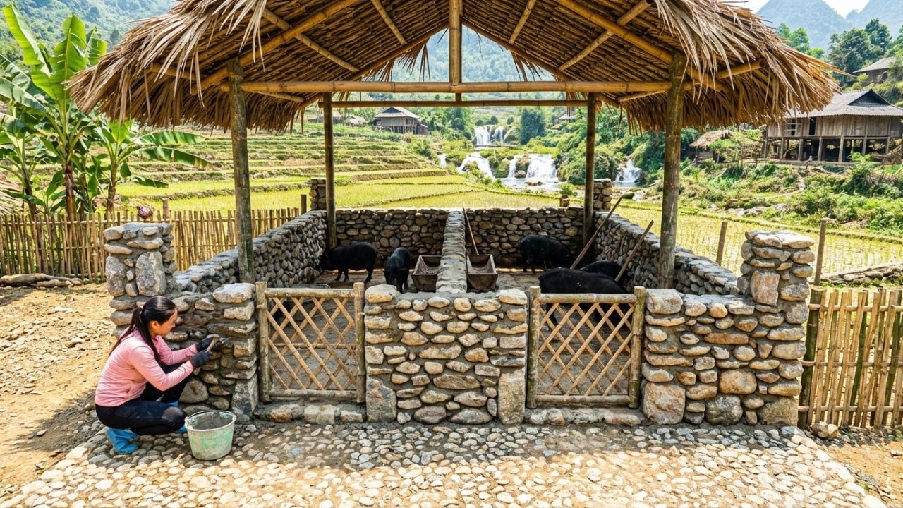 TIMELAPSE : Building A Large Pig Pen To Prepare For A Project To Raise An Additional 100 Pigs