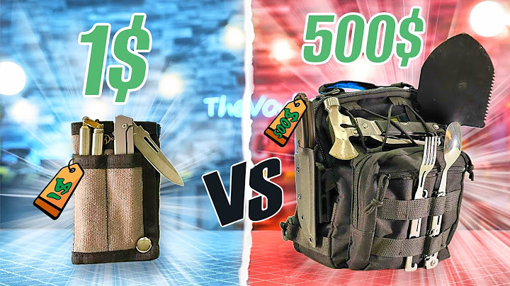 1$ vs 500$ - EDC НАБОР для ЖИЗНИ!