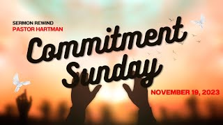 Commitment Sunday - November 19, 2023