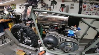 Making a gas tank  Building a new custom racing mini bike part 13