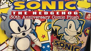 P.S.S. Reviews: 30th Anniversary Comic Sonic The Hedgehog Exclusive Plush!