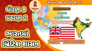 Bharatma british shasan || std 8 samajik vigyan ch 2 || ભારતમાં બ્રિટિશ શાસન || std 8 ss ch 2 || screenshot 4