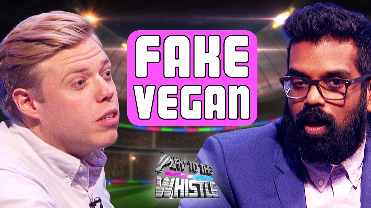 Rob Beckett EXPOSES Romesh Ranganathan as a FAKE VEGAN | Play To The Whistle