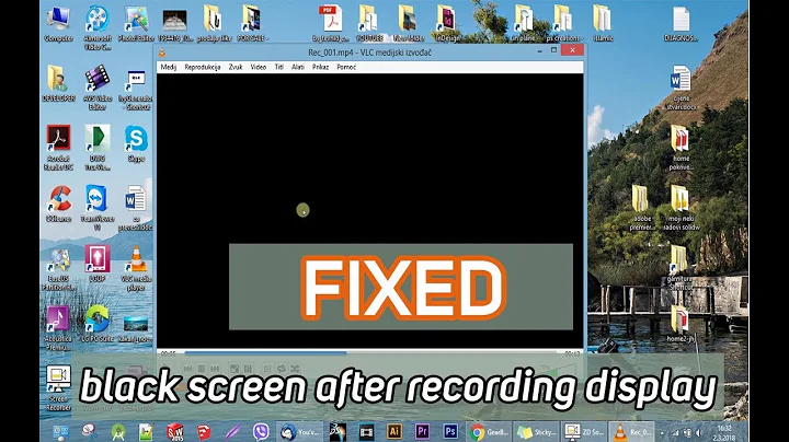FIXED  BLACK SCREEN on any  Screen Recorder