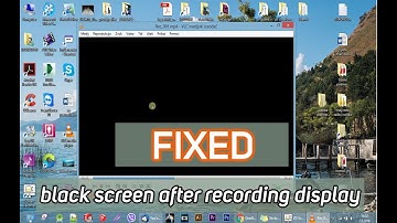 FIXED  BLACK SCREEN on any  Screen Recorder