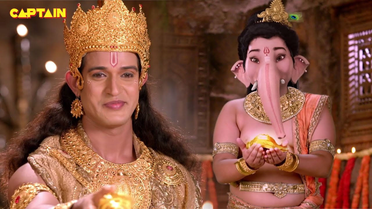 बाल गणेश के जन्म दिवस के अवसर पर भगवान विष्णु ने दिया अद्भुत उपहार || विघ्नहर्ता गणेश भाग.257