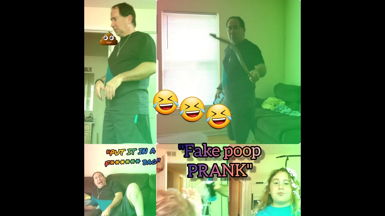 Fake Poop Prank on dad *HILARIOUS* YouTube