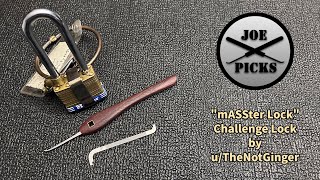 [123] mASSter Lock: Challenge Lock by u/TheNotGinger