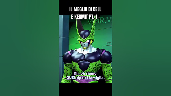 IL MEGLIO DI CELL E KERMIT PT. 1 🇮🇹 ANIMAZIONI DI DEVILARTEMIS #dragonball