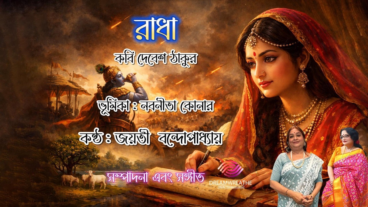 রাধা | কুরুক্ষেত্রের প্রেক্ষাপটে প্রেম ও দ্বন্দ্ব | Bengali Poetry | Kurukshetra War | Audio Drama