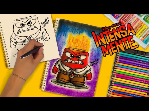 Cómo dibujar a FURIA de INTENSAMENTE – #dibujo #intesamente2 #tuto #tutorial #drawing