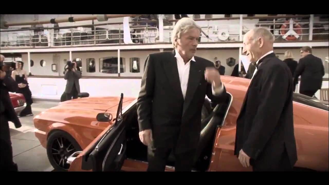 Alain Delon Mustang show