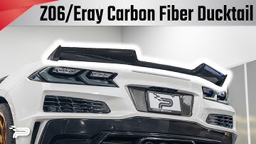 C8 Corvette Eray/Z06 Carbon Fiber Ducktail Spoiler - Paragon Performance
