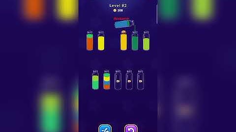 Color Sort level 82 gameplay walkthrough solution 