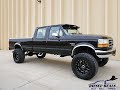CLEAN LIFTED 1996 FORD F350 CREW CAB LONGBED 4X4 7.3 POWERSTROKE TURBO DIESEL FOR SALE
