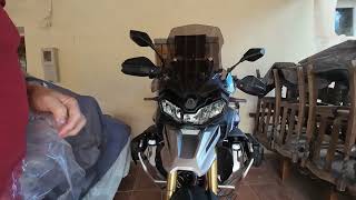 Voge DSX 900 new wind shield (Smoke finish)