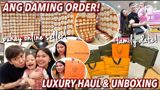 GRABE ANG DAMING ORDER! LUXURY HAUL &amp; UNBOXING + FAMILY DATE! | VLOG252 Candy Inoue♥️
