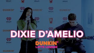 Dixie D'Amelio Performs Live At The Dunkin Latte Lounge